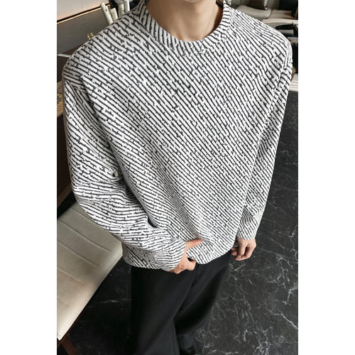 Herren Modischer Oversized Pullover Drune