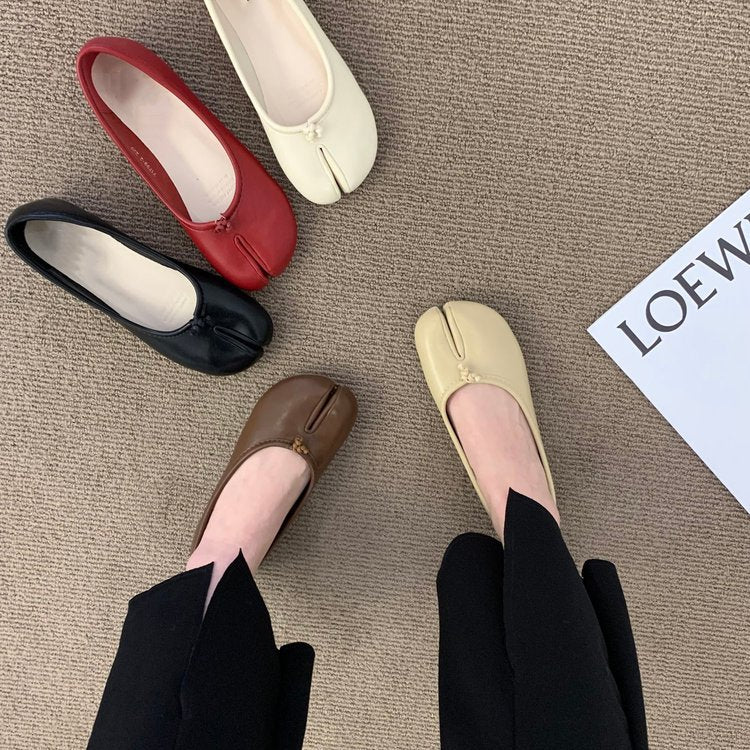 Damen Elegante Ballerinas mit dekorativem Besatz und weichem Fußbett Drune