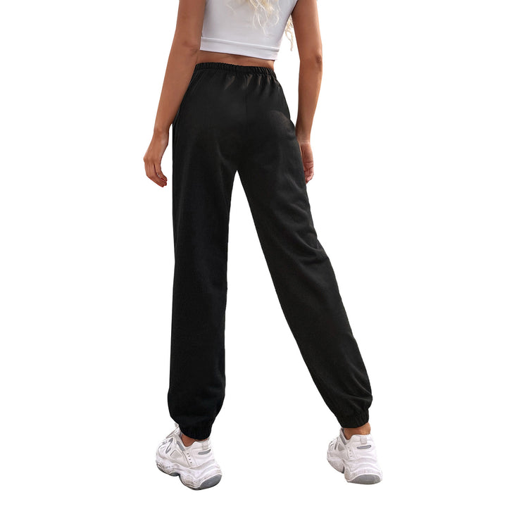 Damen lässige Jogginghose mit buntem Schmetterlings- und Blitzdesign Drune