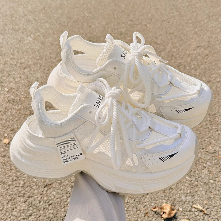Damen Laufsneaker mit atmungsaktiver Mesh-Oberfläche und flexibler Sohle Drune