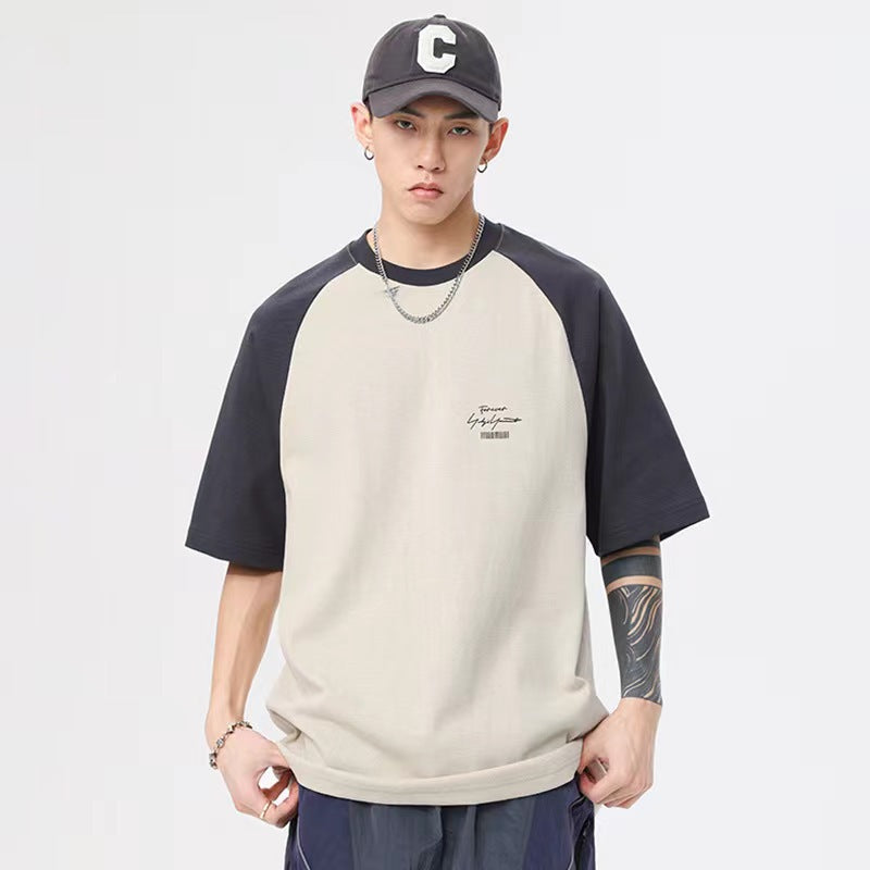 Herren lässiges Raglan-T-Shirt mit urbanem Design und komfortablem Schnitt Drune