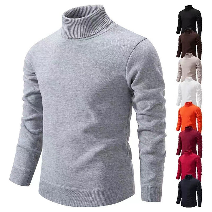 Herren schicker Rollkragenpullover aus hochwertiger Baumwolle Drune