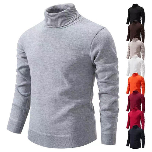 Herren schicker Rollkragenpullover aus hochwertiger Baumwolle Drune