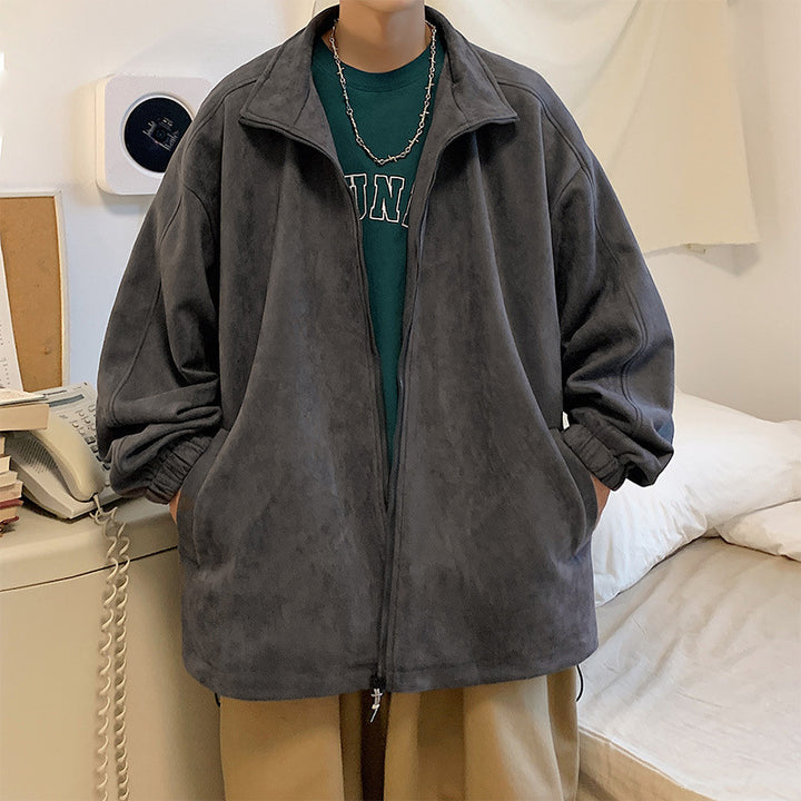 Herren Sportliche Übergangsjacke mit Stehkragen Drune