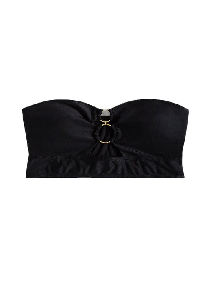 Damen Bandeau-Bikini-Oberteil mit elegantem Ringdetail Drune