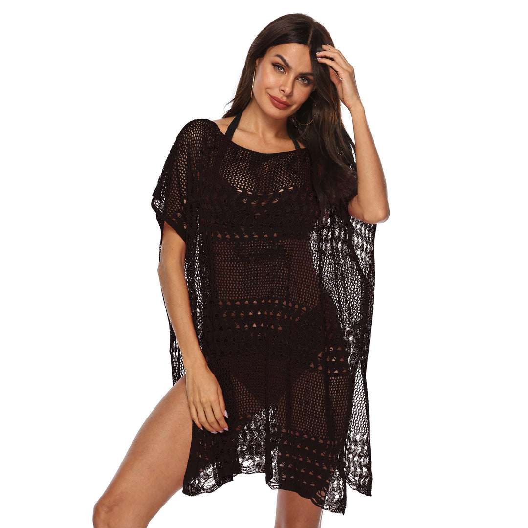 Damen eleganter Strandsarong mit filigranem Häkelmuster Drune