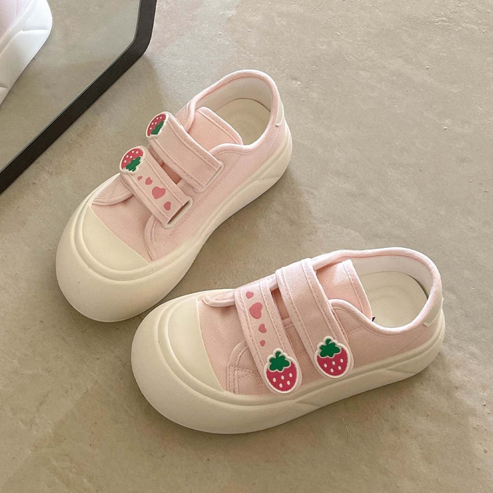 Damen bequeme und verspielte Sneaker mit Klettverschluss von Drune