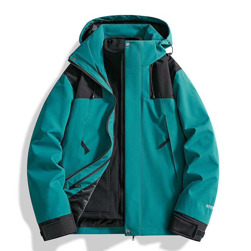 Damen Vielseitige Outdoorjacke mit abnehmbarer Fleece-Innenjacke und wasserdichter Membran Drune