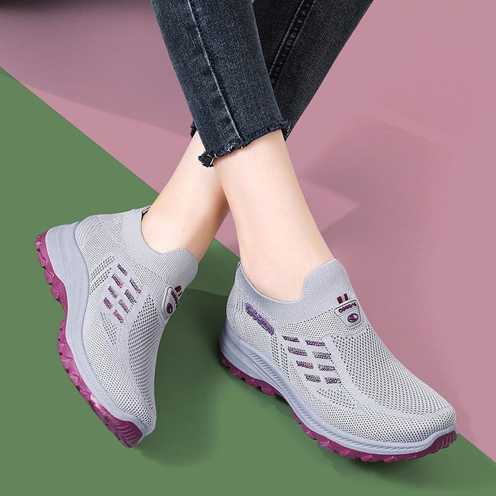 Damen Atmungsaktive Sneaker mit rutschfester Sohle Drune