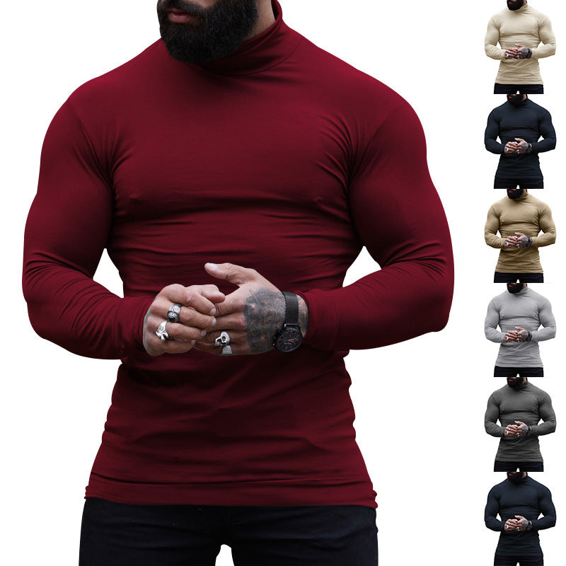 Herren Hochwertiger Stehkragenpullover aus weichem Material Drune