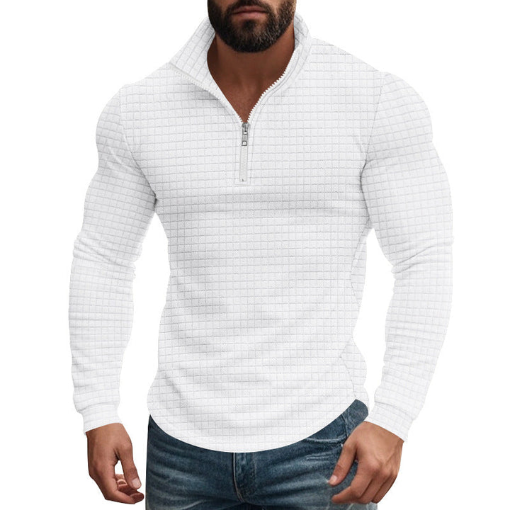 Herren Thermo-Fleecepullover mit Reißverschluss und strukturiertem Design Drune