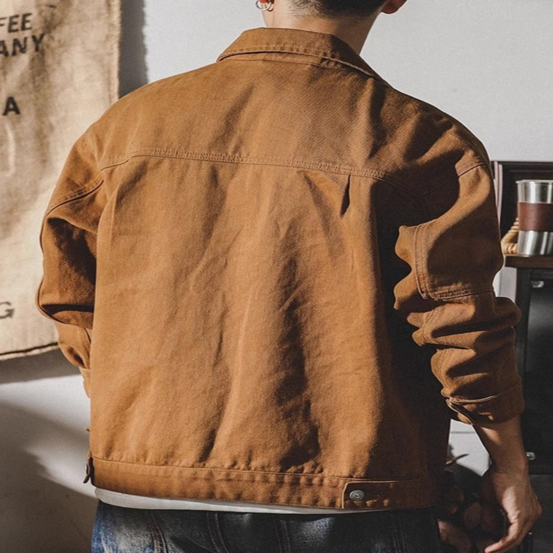 Herren Modische Utility-Jacke im urbanen Stil Drune