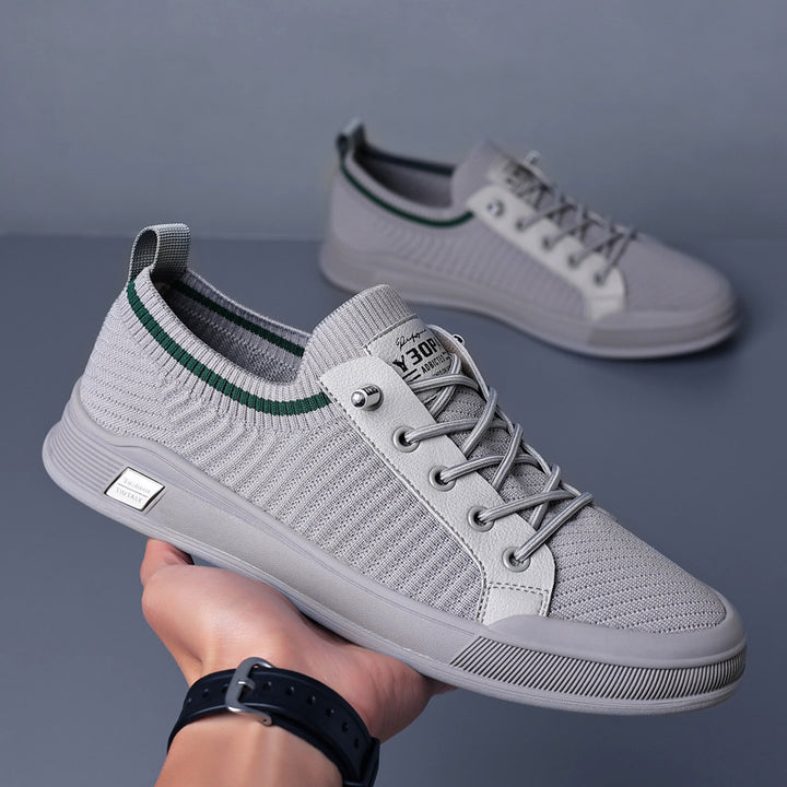 Herren Leichter gestrickter Low-Top-Sneaker mit sockenhaftem Schaft und dämpfender EVA-Sohle Drune