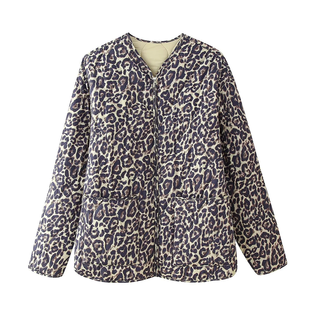 Damen nan leichte A‑Linien Steppjacke mit Tropfensteppung, Rundhalsausschnitt und aufgesetzten Fronttaschen Drune