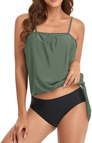 Drune | Blouson Tankini Badeanzüge Für Frauen Bauch Kontrolle Schwimmanzüge