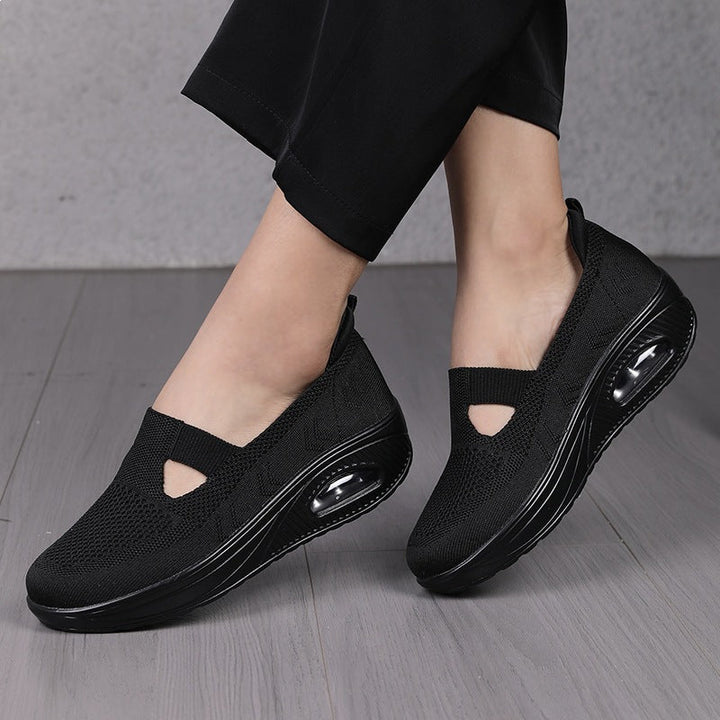 Damen Bequeme Luftige Slip-On Schuhe Drune