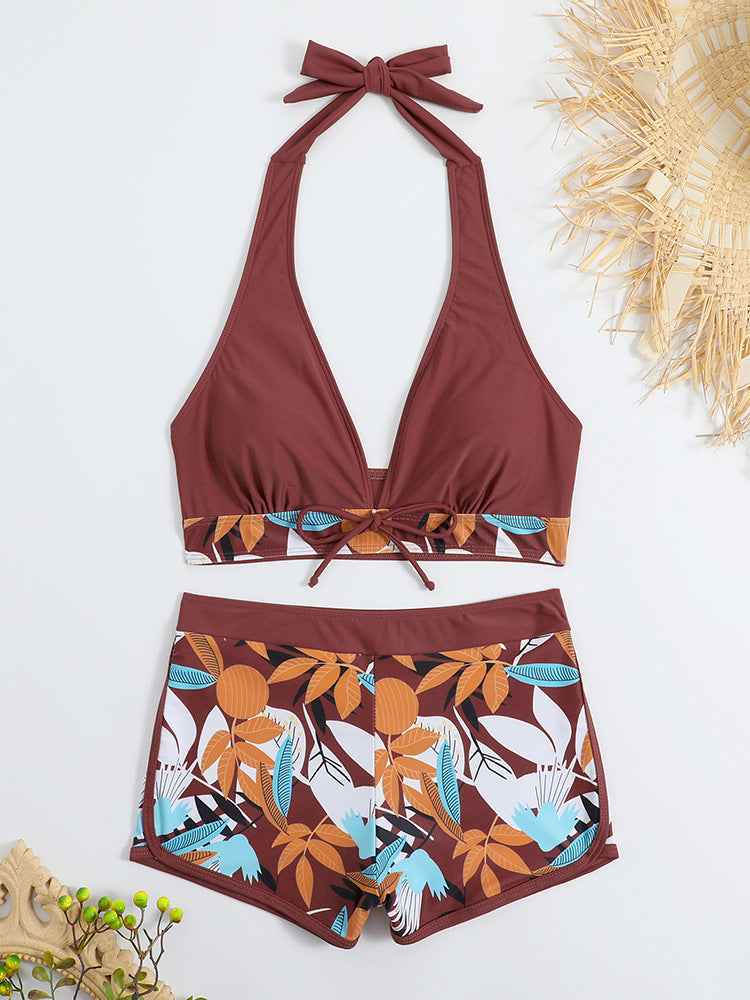 Damen Sportliches Bikini-Set mit verdecktem Bauch Drune