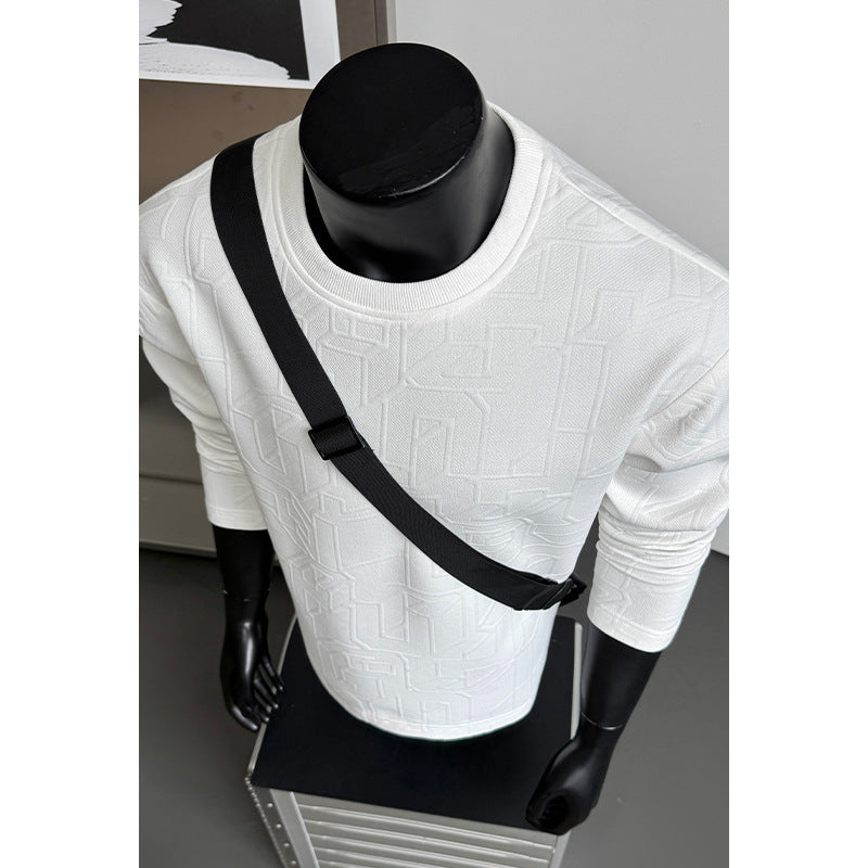 Herren Modischer Sweatshirt mit innovativem Design Drune