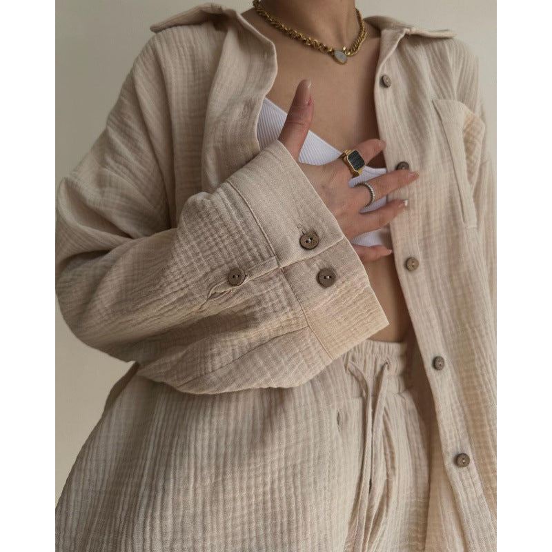 Damen modische und lässige Shirtjacke Drune