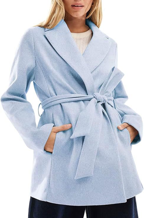 Drune | Frauen Elegante Wickeljacke Bequeme Passform
