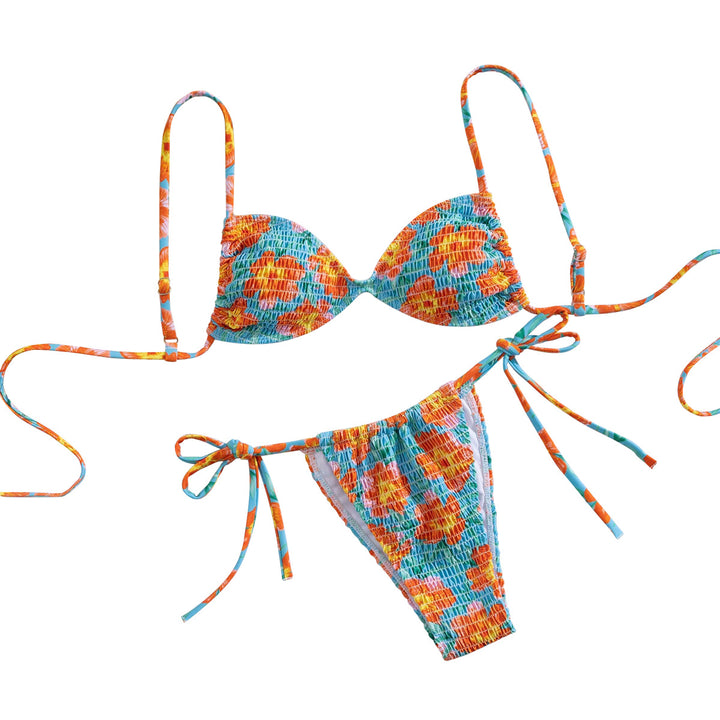 Damen Triangel-Bikini im lässigen Shabby-Chic-Stil Drune