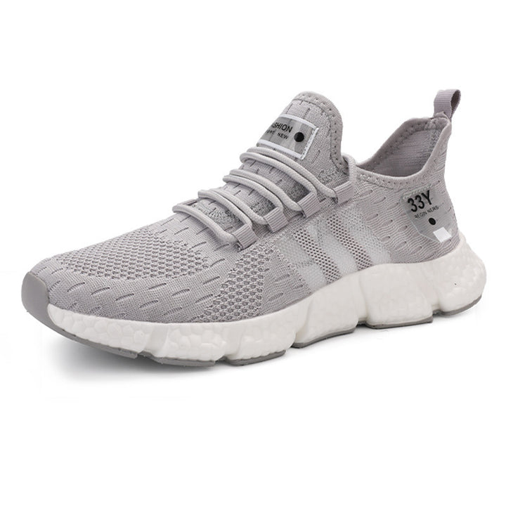 Herren Atmungsaktive Strick-Sneaker mit dämpfender Schaumsohle und Stretch-Fersenlasche Drune