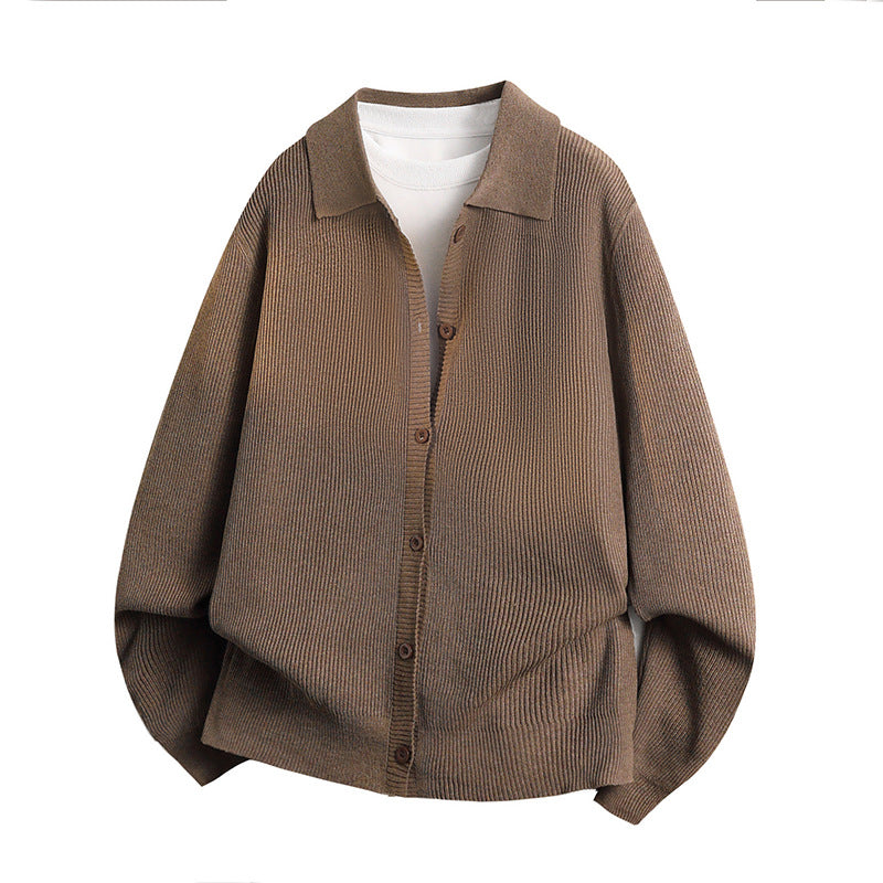 Damen Elegante Strickjacke mit Knopfleiste Drune