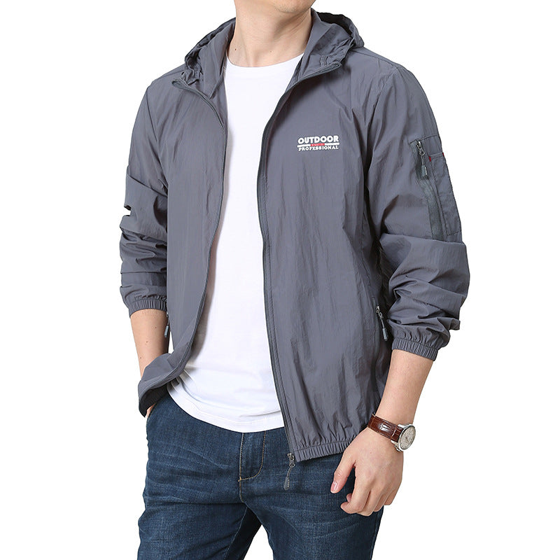 Herren Leichte und atmungsaktive Outdoorjacke Drune
