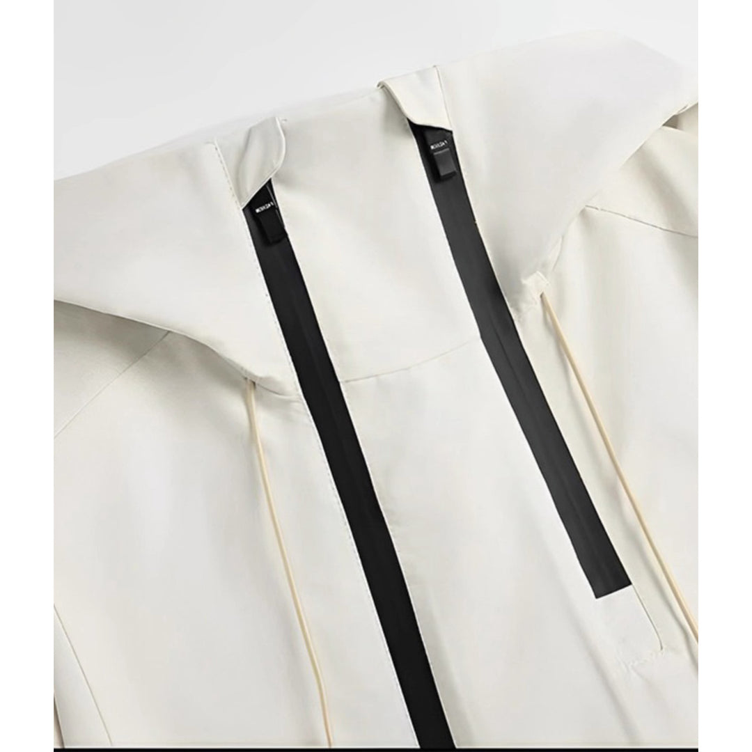 Damen Stylische Übergangsjacke mit hohem Kragen Drune