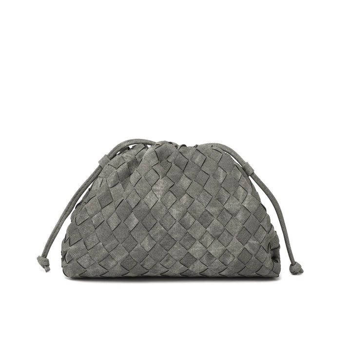 Drune | Leder Umhängetasche für Damen - Minimalistische Gewebte Tasche