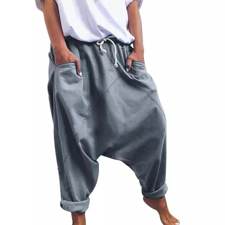 Herren lässige Relaxed-Fit Haremshose Drune