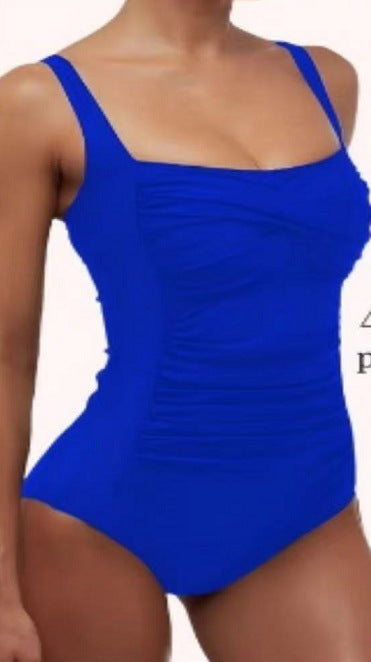 Damen Einteiler-Badeanzug mit eleganter Raffung Drune