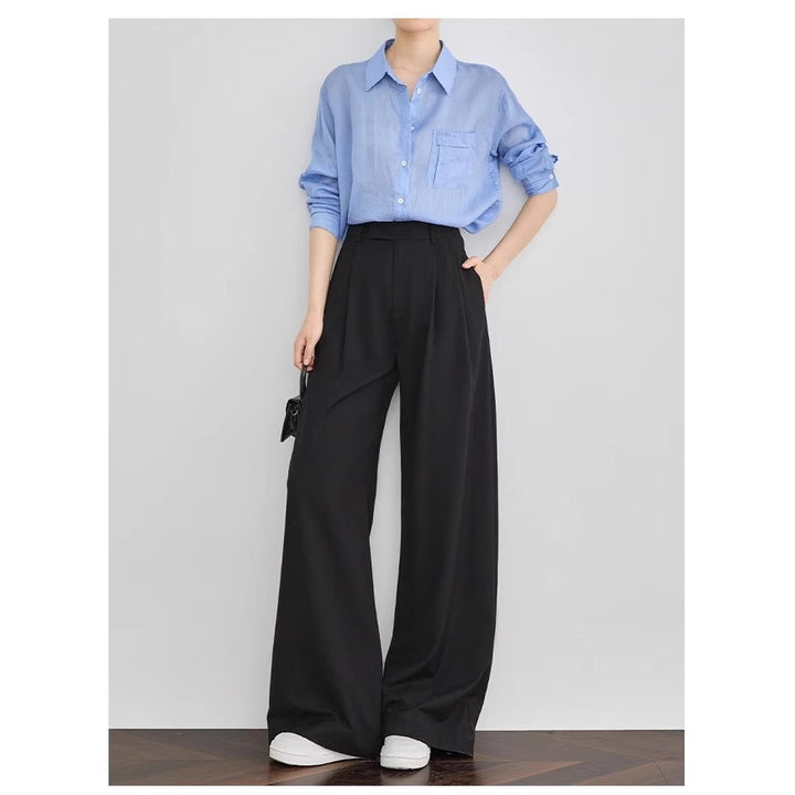 Damen Elegante und lässige weite Hose Drune