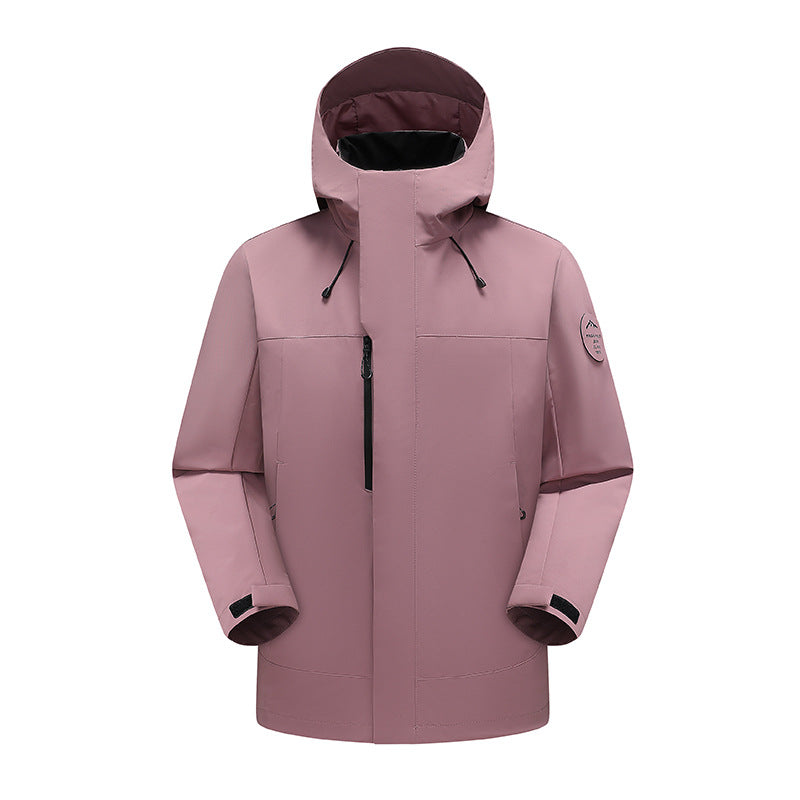 Unisex Wetterschutz-Parka mit verschweißten Nähten und verstellbarer Kapuze Drune