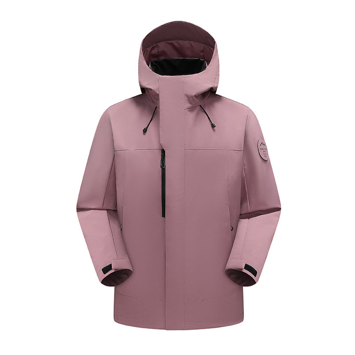 Unisex Wetterschutz-Parka mit verschweißten Nähten und verstellbarer Kapuze Drune