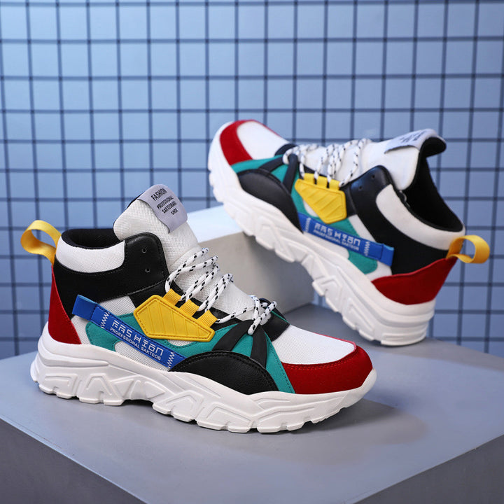 Unisex Knöchelhoher Plateau-Sneaker mit technischer Multi-Lagen-Sohle Drune