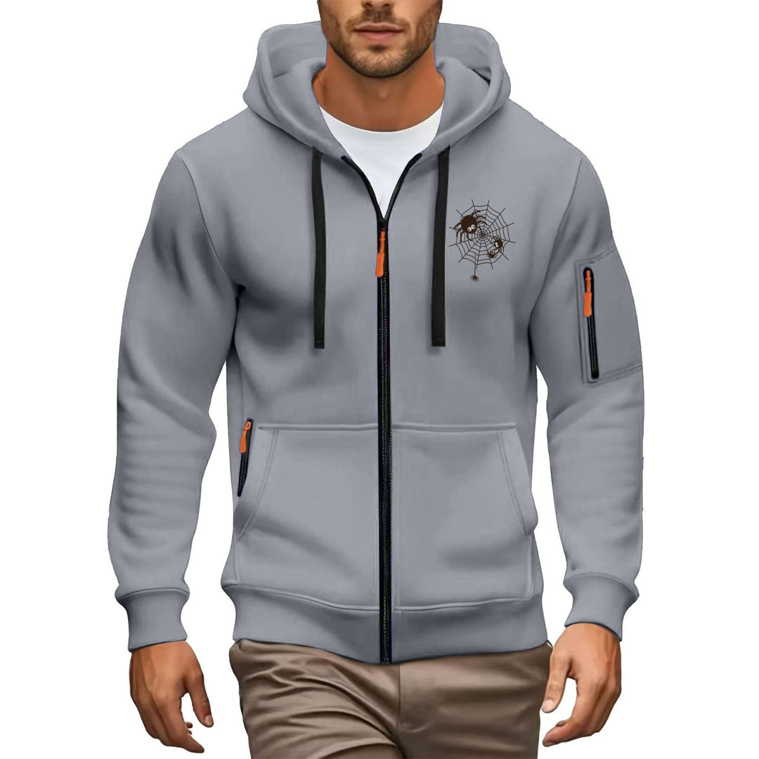Herren Hochwertiger Zip-Hoodie Drune
