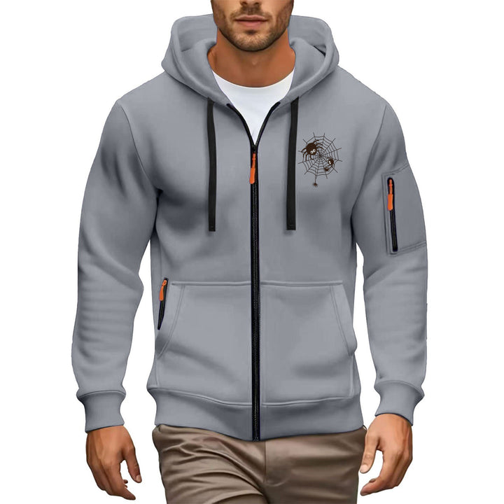 Herren Hochwertiger Zip-Hoodie Drune