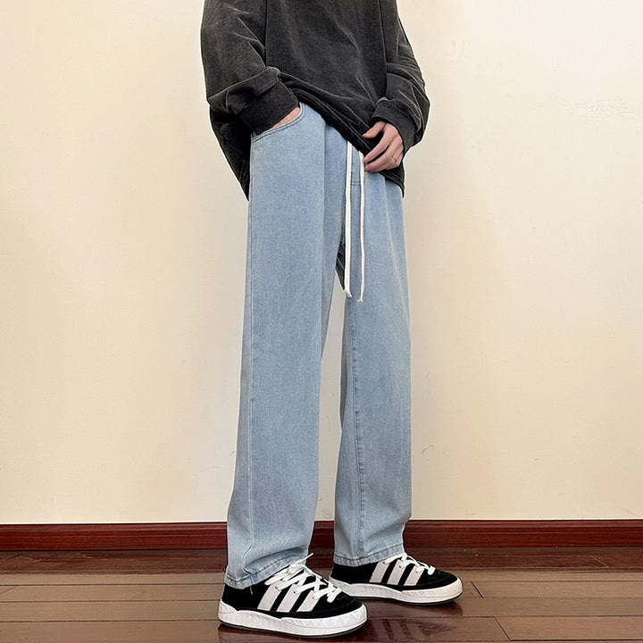 Herren weite Cargo-Jeans mit elastischem Bund und praktischen Taschen Drune
