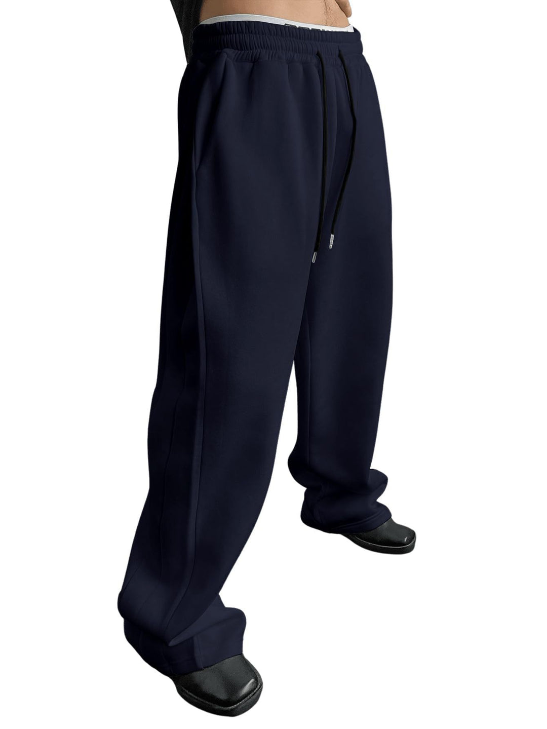 Herren nan lockere Oversize Jogginghose mit elastischem Bund und Kordelzug Drune