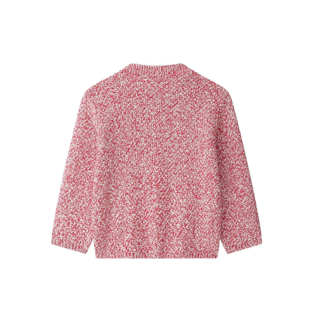 Damen Bouclé‑Strickjacke im Boxy‑Cut mit Perlmuttknöpfen und aufgesetzten Taschen Drune