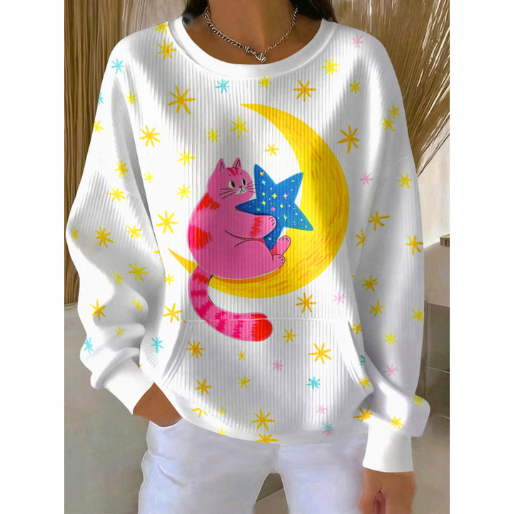 Damen Gemütlicher Pullover Drune