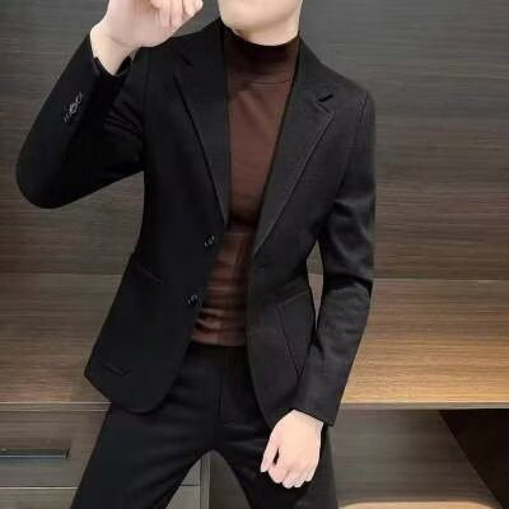 Herren Eleganter Blazer mit schmalem Schnitt Drune