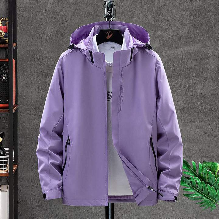 Herren Funktionsjacke mit verstellbarer Kapuze Drune