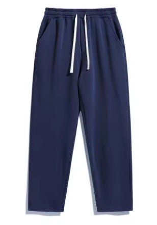 Unisex nan lässige Straight‑Leg Jogginghose mit elastischem Komfortbund, kontrastierendem Kordelzug und seitlichen Eingrifftaschen Drune