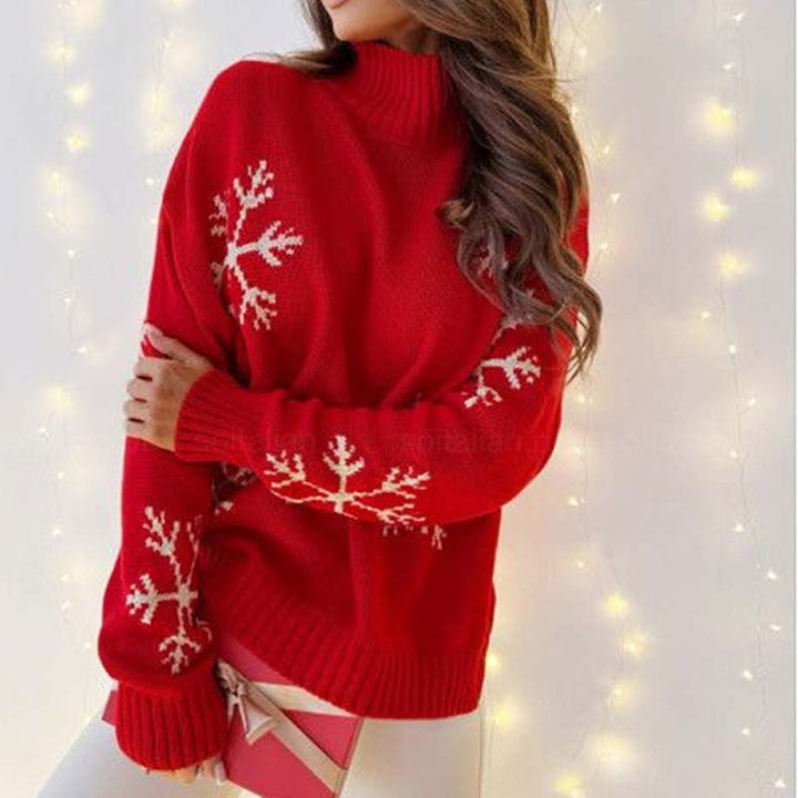 Drune | Weihnachtlicher Strickpullover Mit Fröhlichem Motiv