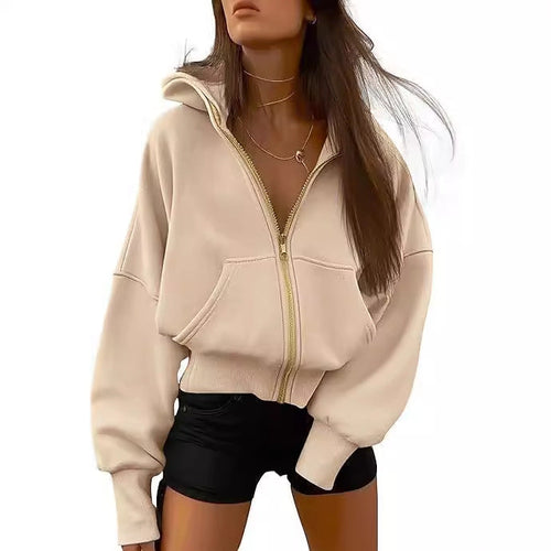 Damen oversized Kapuzenpullover Drune