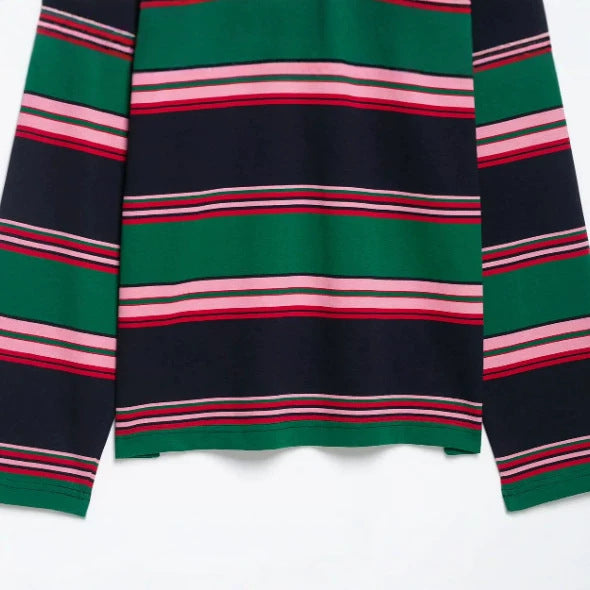 Damen Feinstrick-Poloshirt-Cardigan mit kurzem Arm und durchgehendem Reißverschluss Drune