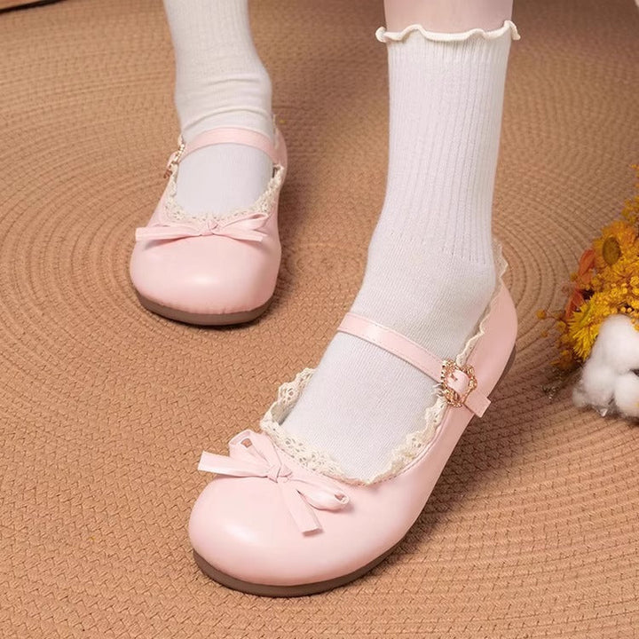 Damen Ballerina-Schuhe mit eleganter Riemchen-Detail und bequemer Sohle Drune