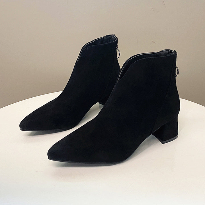 Damen Elegante und bequeme Stiefeletten Drune